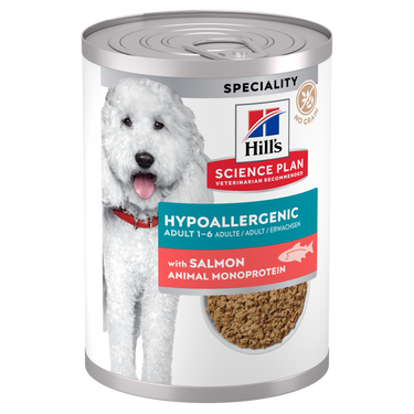 Hill’s Science Plan Hypoallergenic Adult Dry wet Food with Salmon (12x363g)